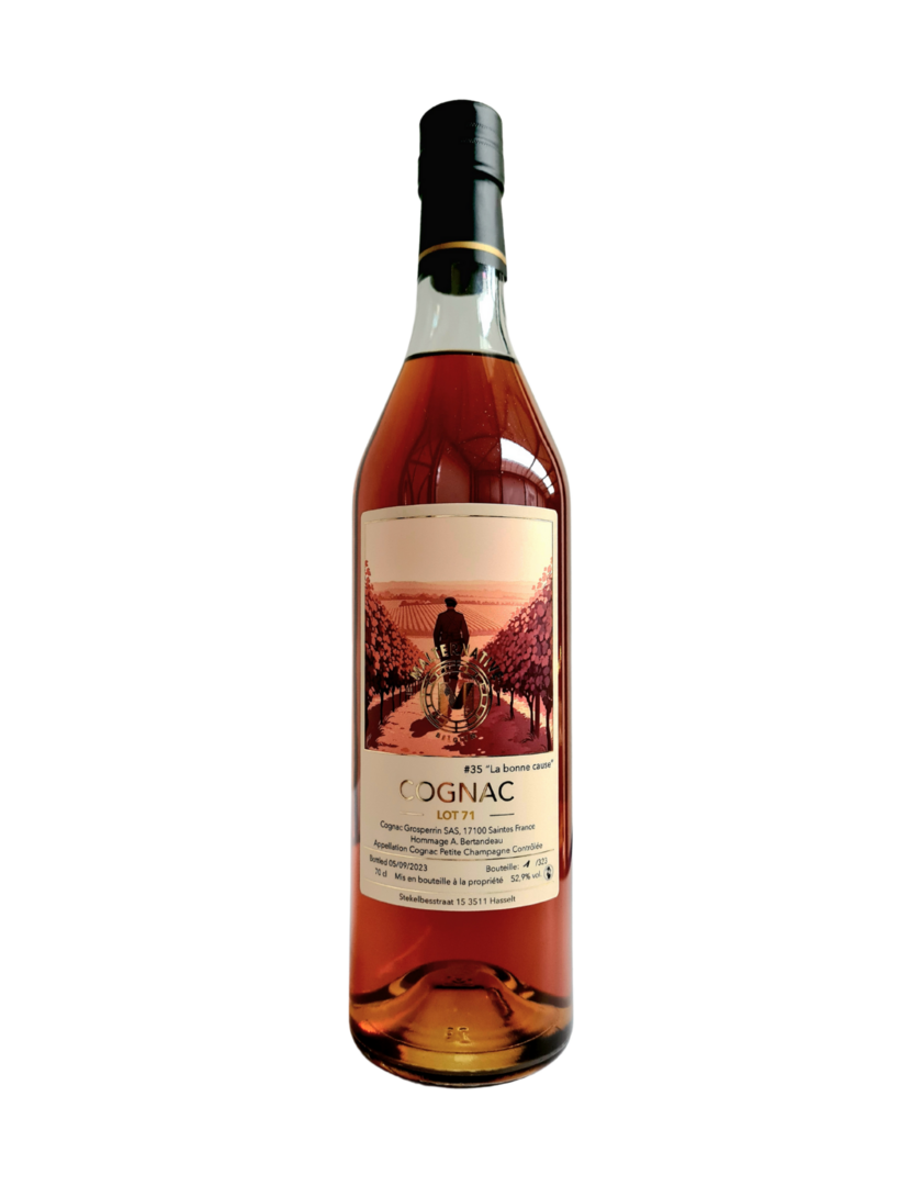 Cognac #35 "La bonne cause" PC (Lot 71) - Malternative Belgium (Grosperrin) - 52.9% 70cl
