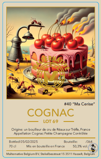 Cognac #40 "Ma Cerise" (Lot 69 PC) - 50,3% 70cl