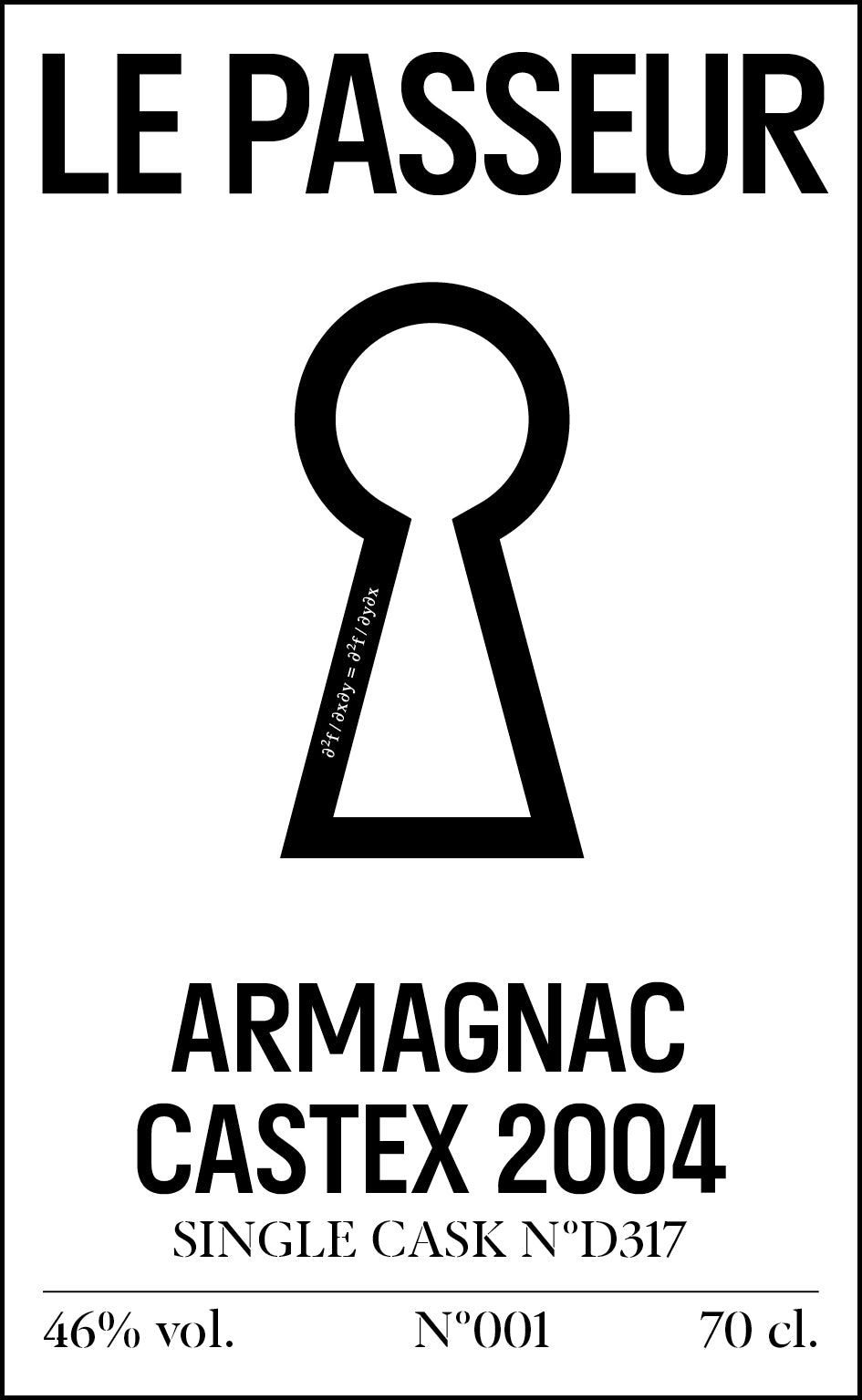 Armagnac Le Passeur - Castex - 2004 (21 anni) - 46% 70cl