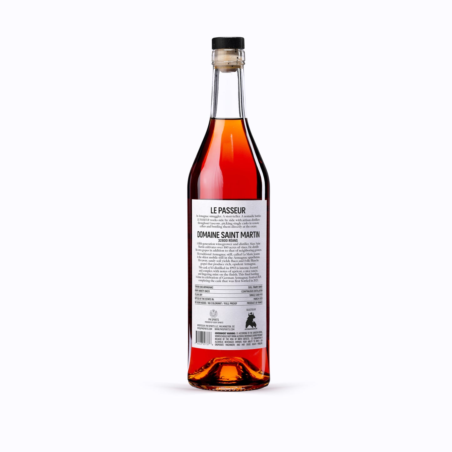 Armagnac Le Passeur - St Martin - 1992 (32 anni) - Cask #63 - 54.5% 70cl Special Cask