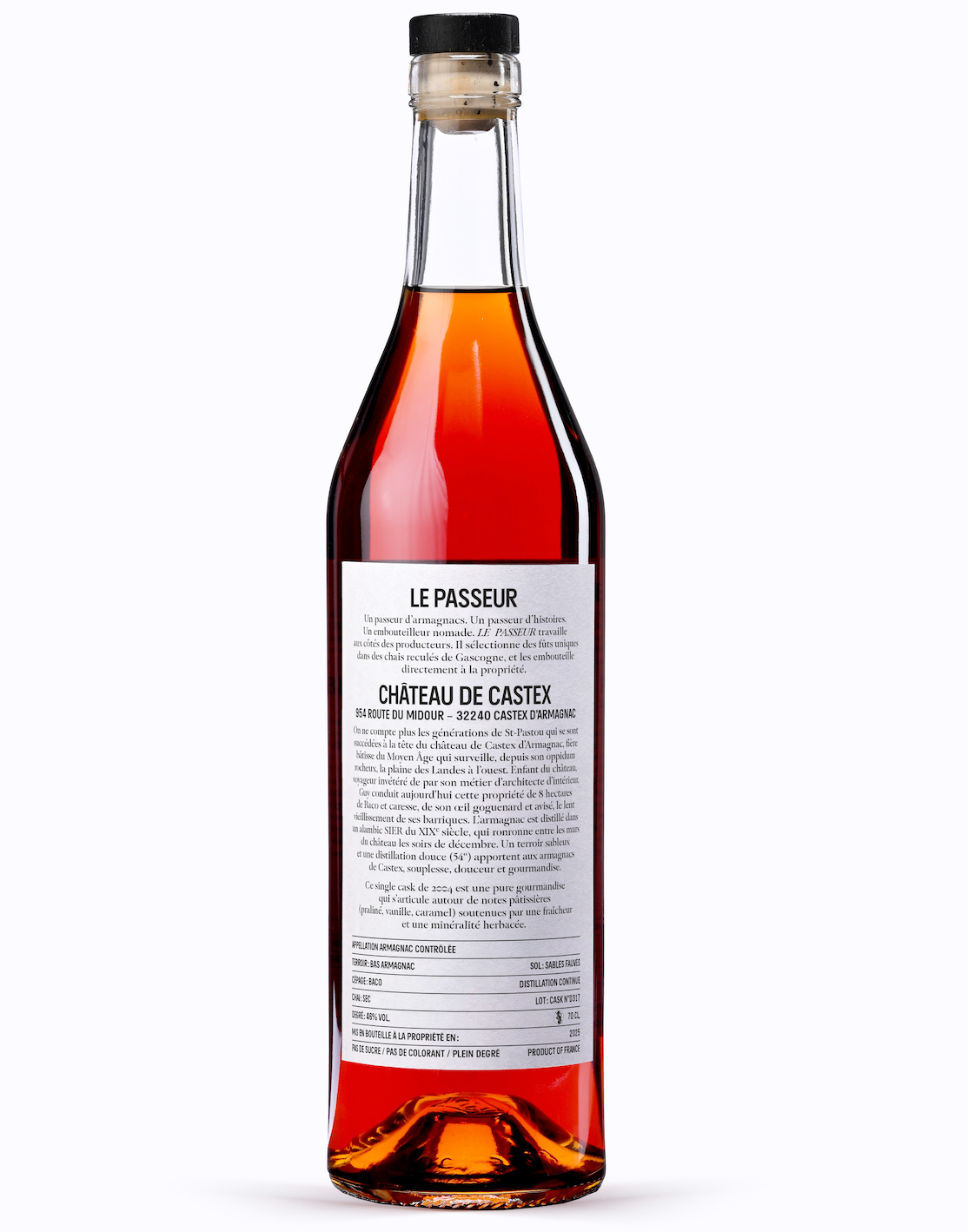 Armagnac Le Passeur - Castex - 2004 (21 anni) - 46% 70cl