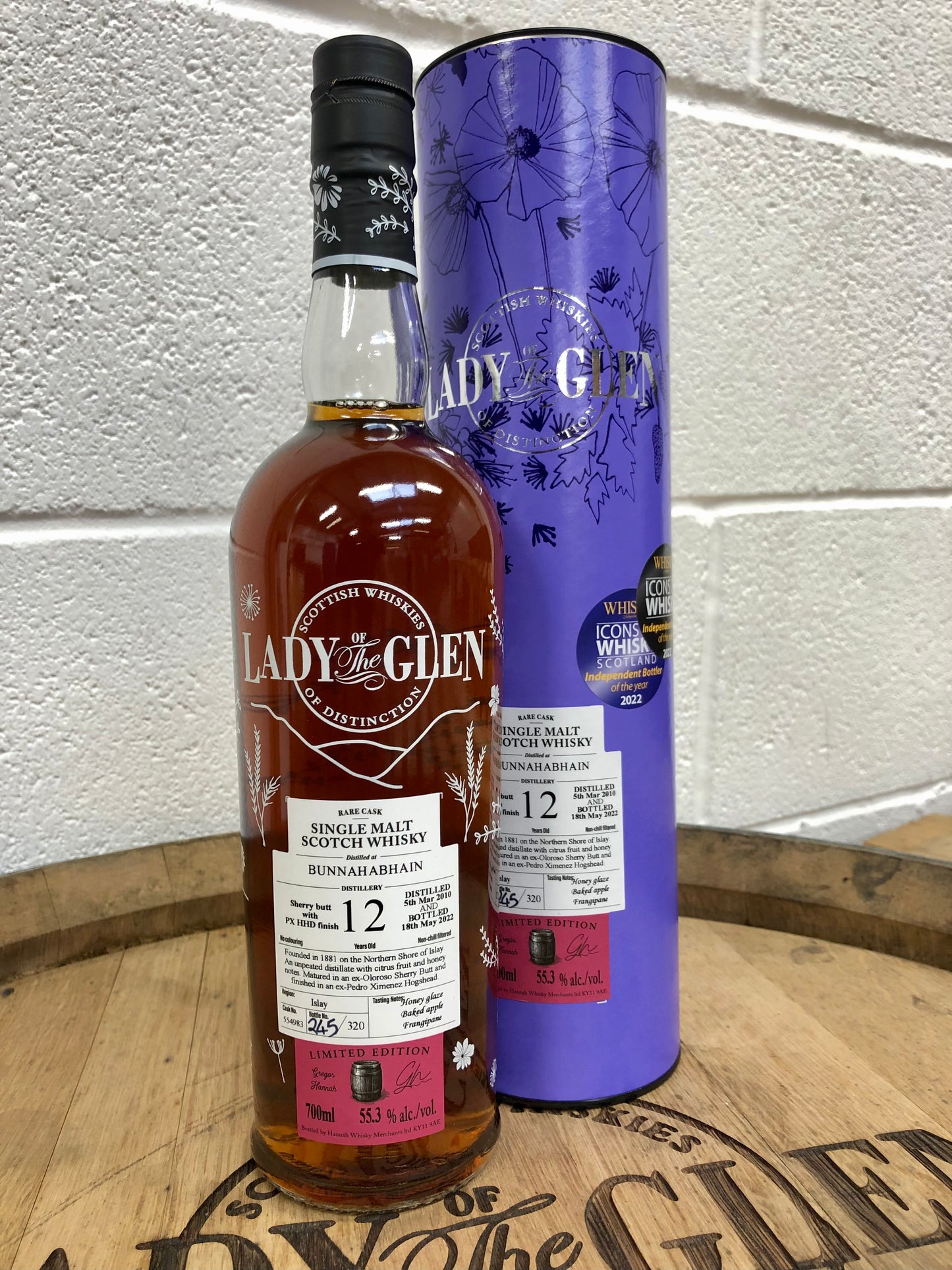 Bunnahabhain 12 Lady of the Glen | 2010-2022 | 55.3%