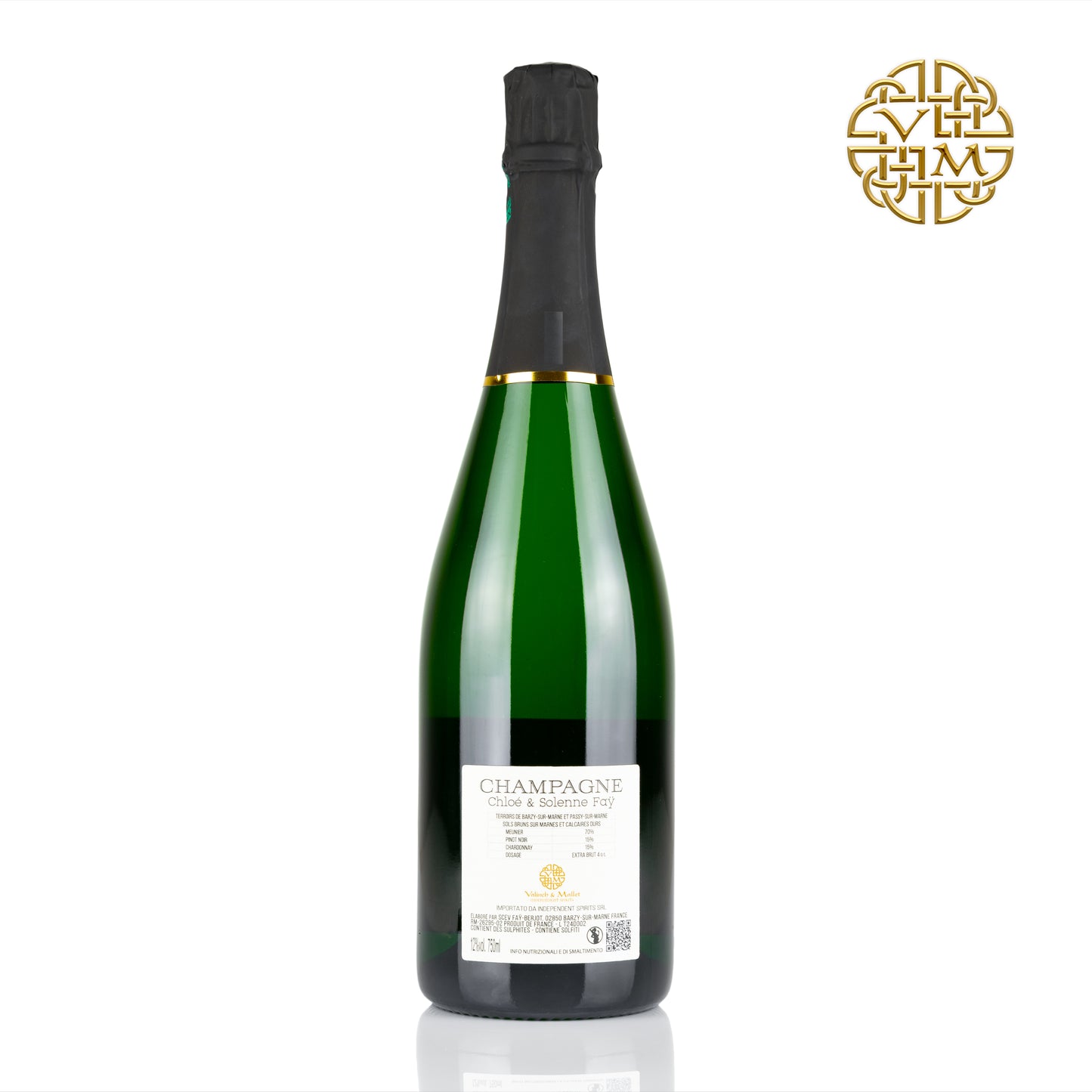 Champagne "Naissance" - Extra brut - By Valinch & Mallet - 12.5% - 0.7L