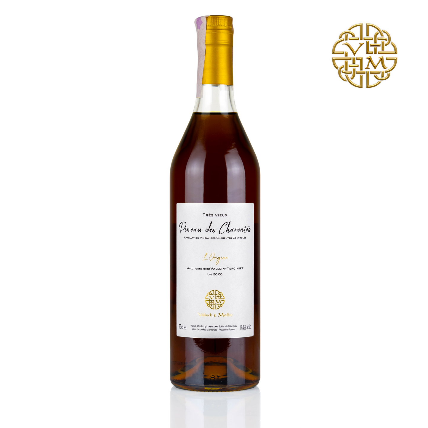 Pineau des Charentes Très Vieux - "L'Origine" - Valinch & Mallet - 17.4% - 0.75L