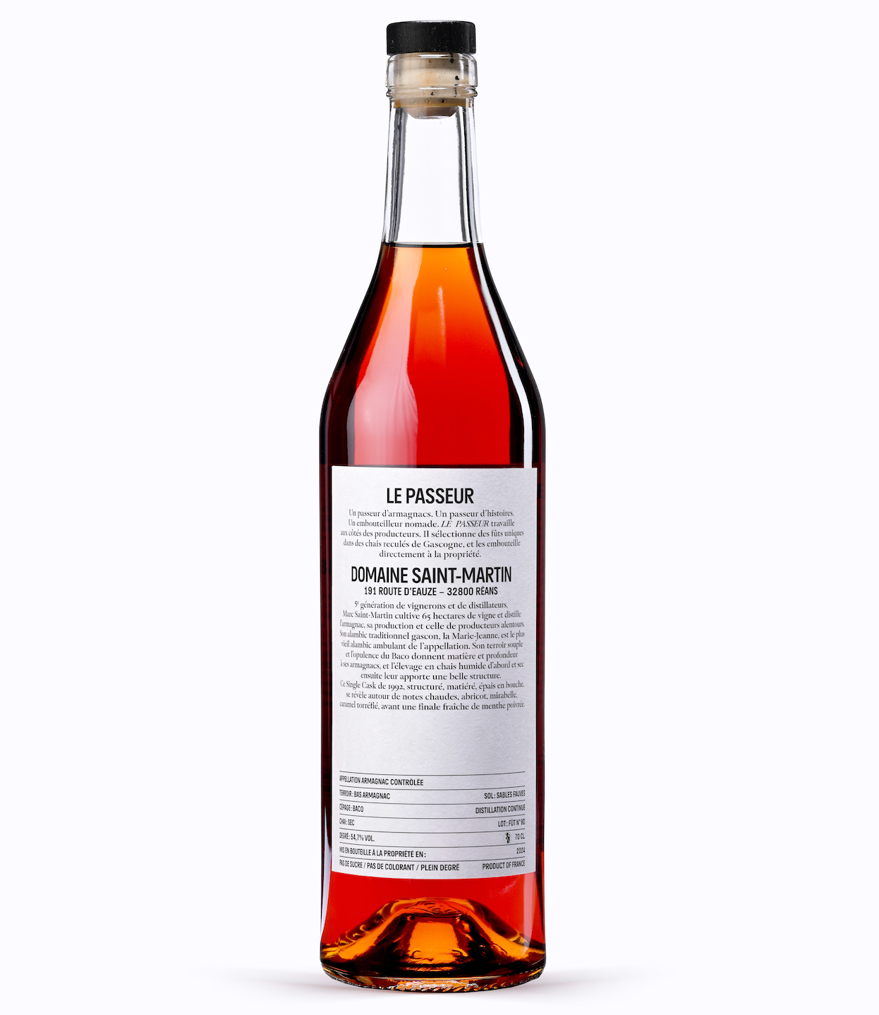 Armagnac Le Passeur - St Martin - 1992 (32 anni) - Cask #90 - 54.7% 70cl