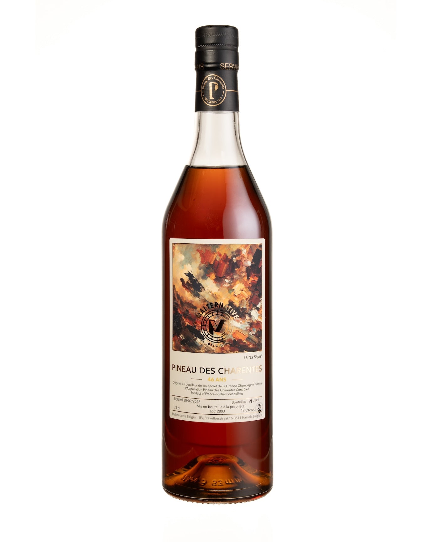 Pineau des charentes #6 "La Sépia" (46 anni) - Malternative Belgium - 17.80% - 75cl